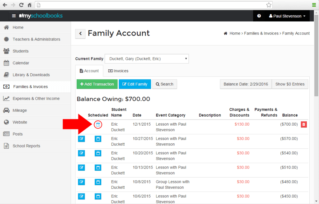 Family Account Improvements - TutorBird