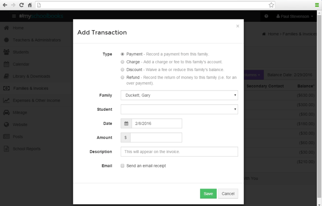 Family Account Improvements - TutorBird